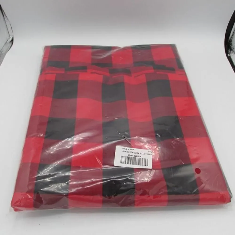 Hiasan Table Cloth Rectangle  Waterproof Fabric Tablecloth 60x102 Buffalo Plaid